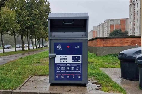 Tekstilės konteineris labdarai