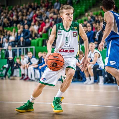 Krepšinio mokyklos jaunųjų talentų treniruotė