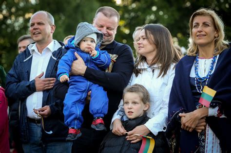 Saulius Jokužys su šeima