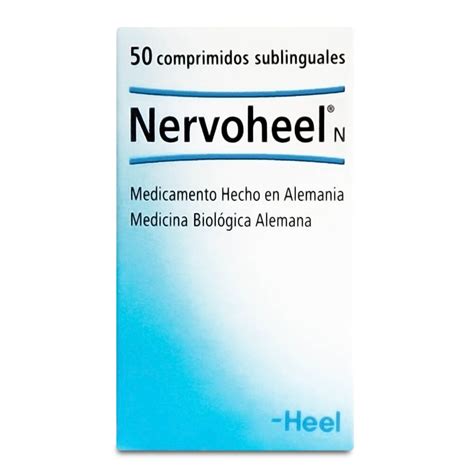 Nervoheel N tablečių pakuotė ir išvaizda