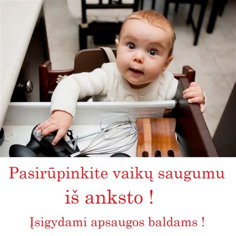 vaiko saugumas namuose