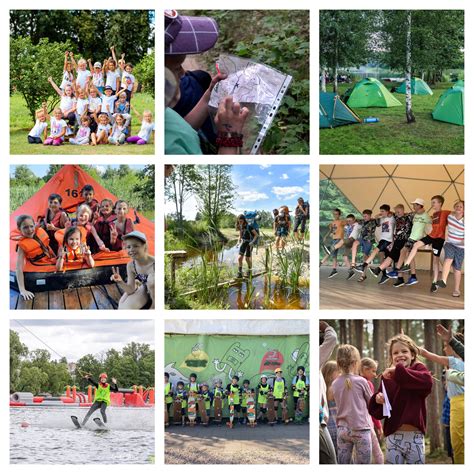 Žemėlapis su pažymėtomis vaikų vasaros stovyklomis Lietuvoje