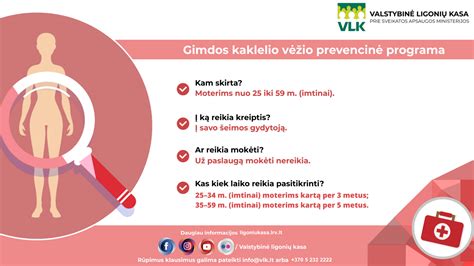 Gimdos kaklelio vėžio prevencijos priemonės