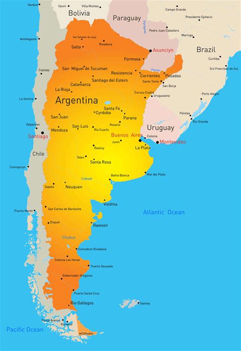 Argentinos žemėlapis