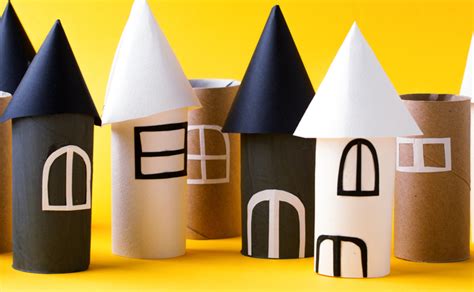 Grybai iš tualetinio popieriaus ritinėlių