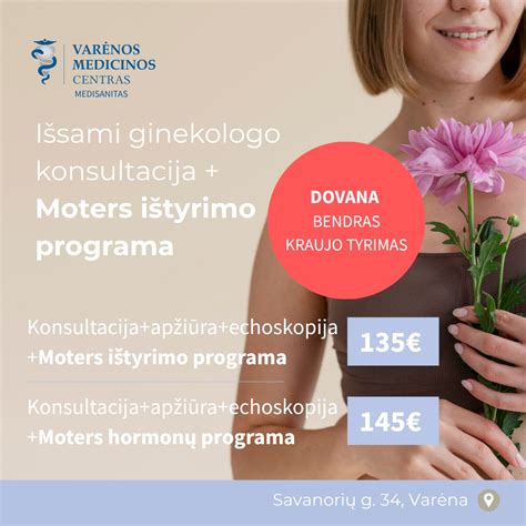 Ginekologo konsultacija ir echoskopija