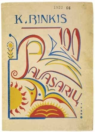 Kazio Binkio rinkinio „100 pavasarių“ viršelis