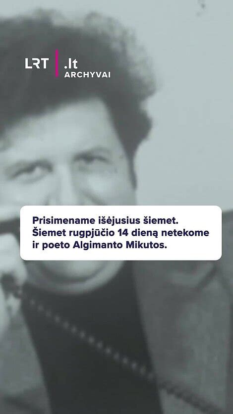 Algimanto Mikutos jaunystės portretas