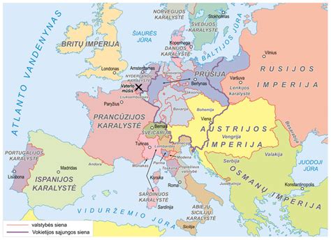 Austrijos sostinės Vienos žemėlapis XVIII a.