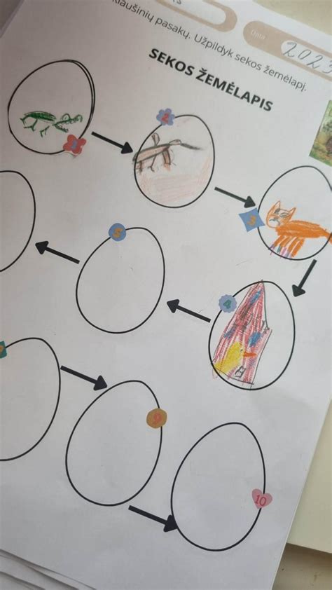 Infografikas: Mąstymo žemėlapio kūrimo žingsniai ikimokyklinukams