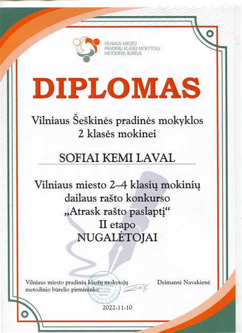 pavyzdys, kaip redaguoti diplomo šabloną PowerPoint programoje