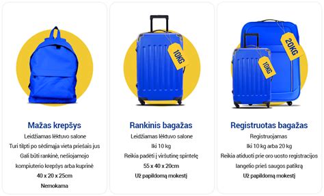 kūdikio bagažo sudedamosios dalys ir Ryanair taisyklės
