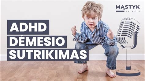 Infografika: Dėmesio sutrikimo simptomai mokykloje