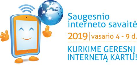 Saugesnio interneto centro logotipas ir partneriai