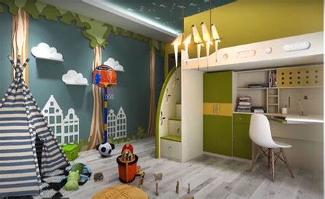 Vaikų kambario interjero idėja