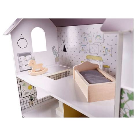Žaislų namelis su baldais