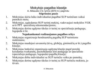 Specialistų pagalbos svarba ir trūkumai globėjų šeimoms