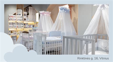 Kūdikių prekių išparduotuvės interjeras Kaune