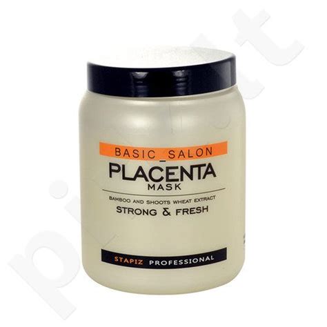 Plaukų kaukė su placenta
