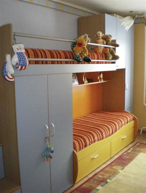 Vaikų kambario baldų išdėstymo schema