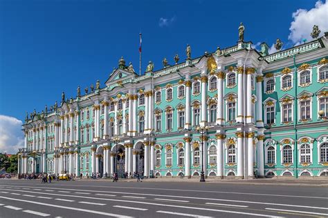 Ermitažo muziejaus pastatas Sankt Peterburge