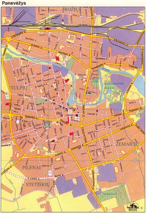 Panevėžio miesto raidos istorinis žemėlapis (XV-XVII a.)