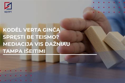 Mediacijos proceso iliustracija