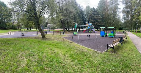 Vaikų žaidimų aikštelė parke Alytuje