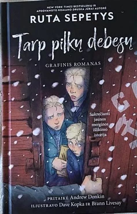 Rūtos Šepetys knygos „Tarp pilkų debesų“ viršelis