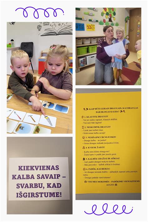 Infografika apie vaikų kalbos raidos etapus