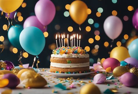 spalvinga gimtadienio šventės dekoracija su balionais ir dovanomis