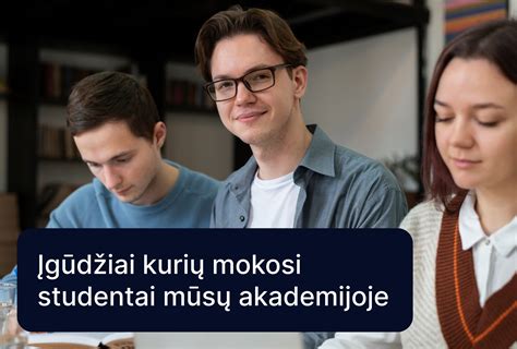 Jaunuoliai mokosi savarankiškumo įgūdžių
