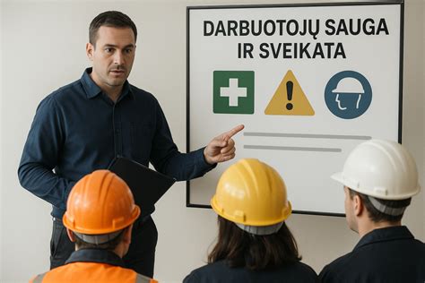 Darbuotojų instruktavimas dėl saugos