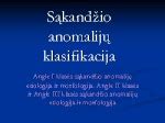 schema: įgimtų anomalijų klasifikacija ir priežastys