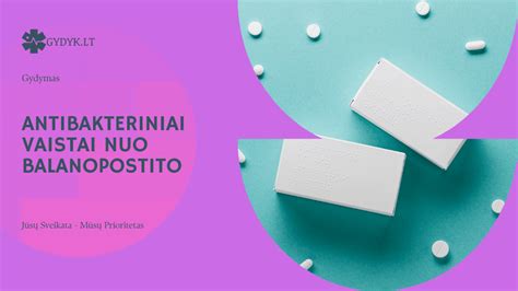 Balanopostito simptomų iliustracija