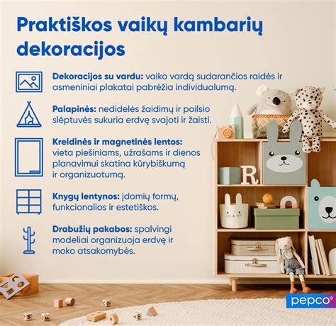 Atviros lentynos ir daiktų dėžės vaiko kambaryje