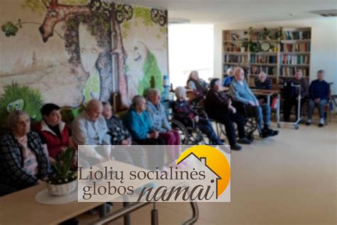 Žemėlapis su Liolių socialinės globos namų padaliniais