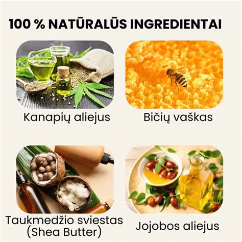 natūralių aliejų ingredientai odos priežiūrai