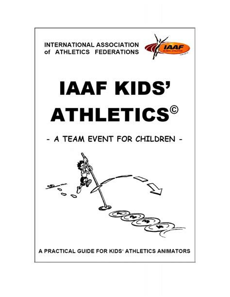 Vaikai sportuoja IAAF Kids Athletics programoje