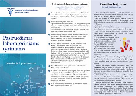 Nėščiosios vizitas pas gydytoją laboratoriniams tyrimams