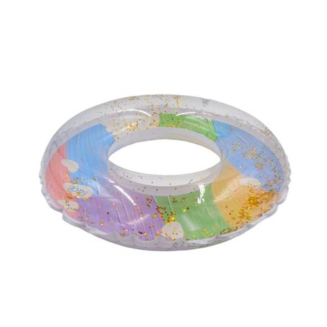 Įvairių formų ir spalvų pripučiami plaukimo ratai vaikams