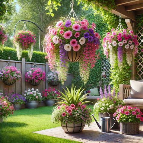 Lauko gėlės ir tekanti upė