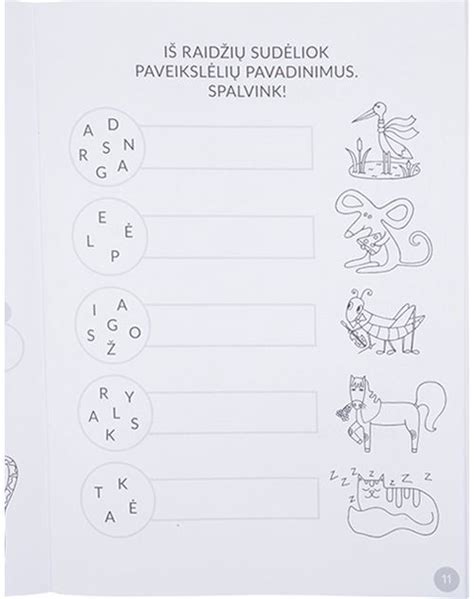 Įvairios lavinamosios užduotys 6 metų vaikams