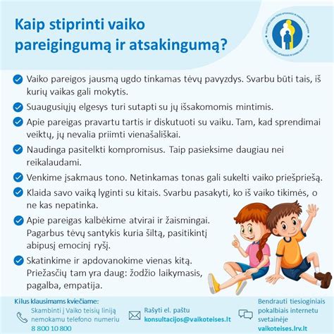 Vaiko teisių gynėjai ir jų atsakomybė