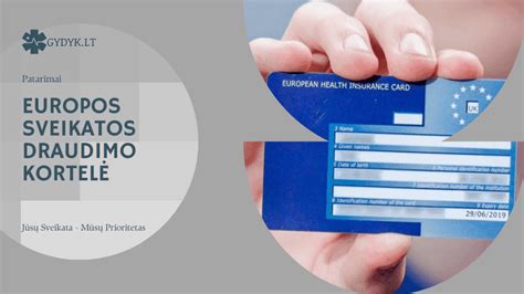 Europos sveikatos draudimo kortelė (ESDK)