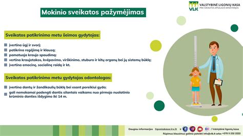 Kasmetinio profilaktinio sveikatos patikrinimo svarba vaikams