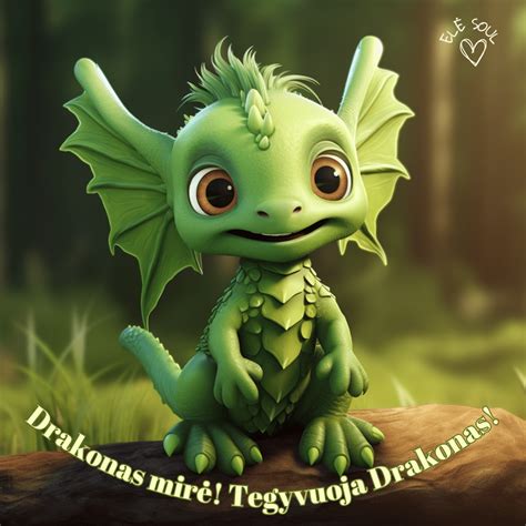 Drakonas gamtoje: fonas ir detalės, suteikiančios tikroviškumo