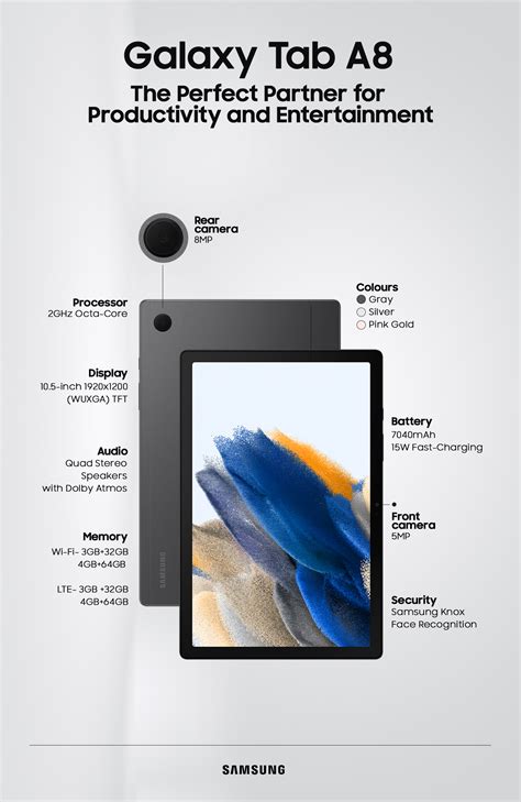 Samsung Galaxy Tab A8 vaikams