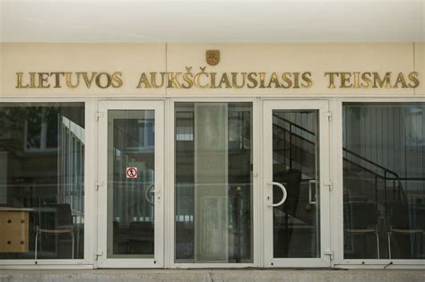 Lietuvos Aukščiausiojo Teismo posėdis