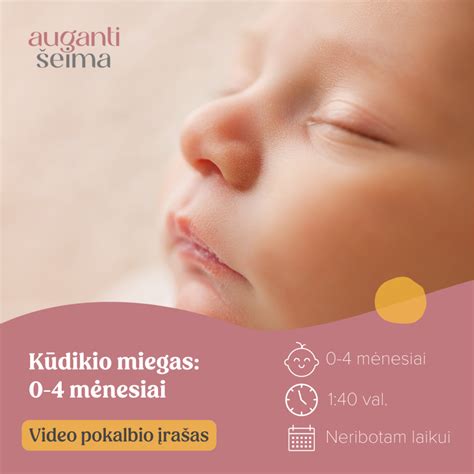 kūdikio miego ciklas 4 mėn.